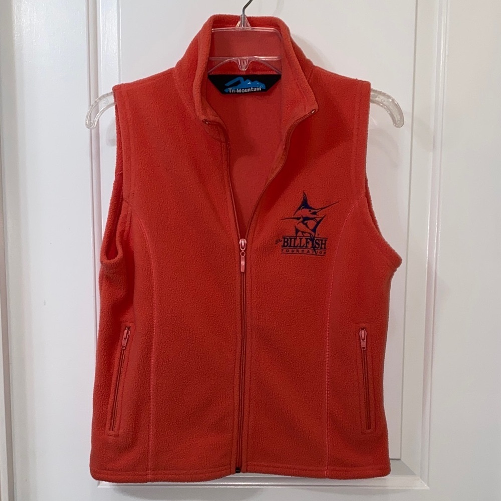 Billfish Foundation Women's Orange Fleece Marlin Vest